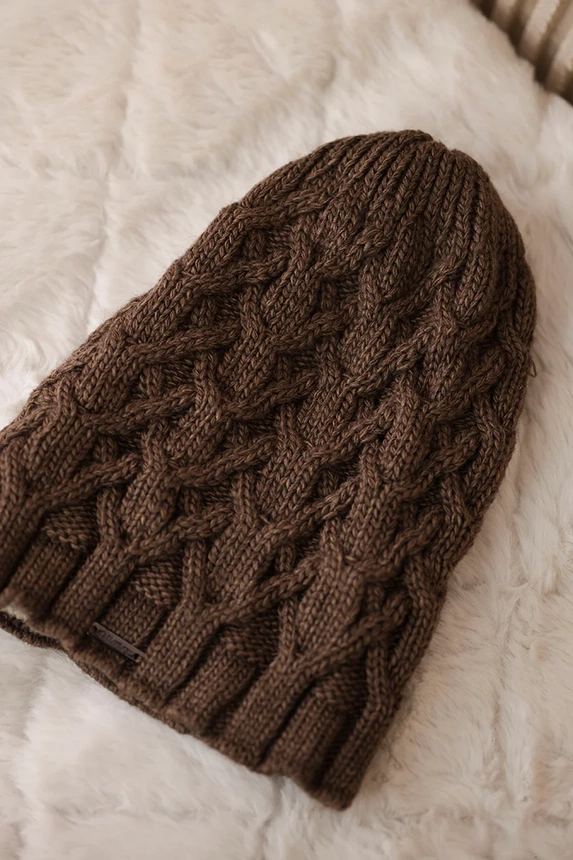 Sonia Fleece-Mütze K201 braun