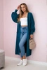 Sweater long cardigan nautical