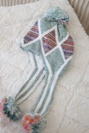 Women's long eared cap Eunika K322 mint