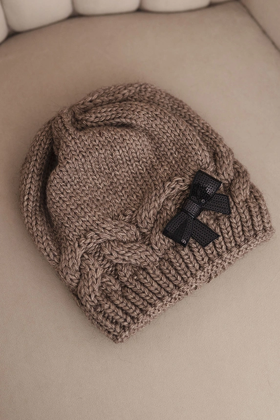 Mütze mit Rollverschluss Magda K293 camel