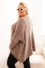 Women's Plus Size sweater with acrylic, loose fit and 3/4 sleeve fango