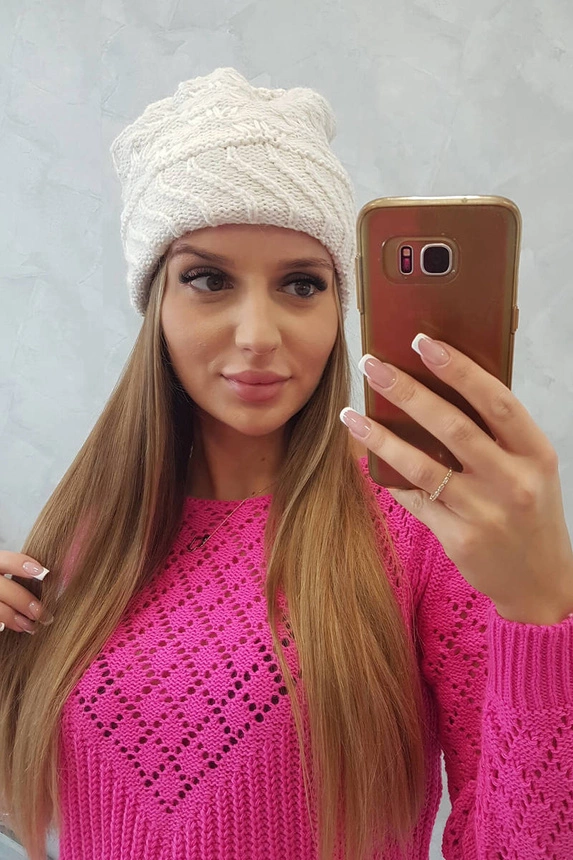 Moteriška kepurė Dagmara K332 white