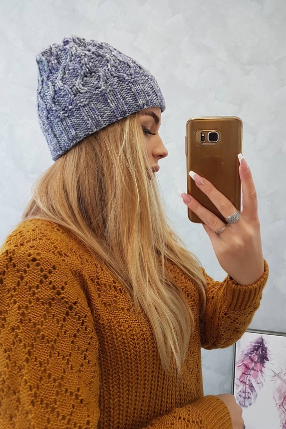 Moteriška kepurė Eliza K205 violetinė