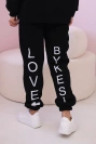 Printed cotton set black