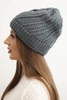 Women's winter hat made of wool K441 graphite