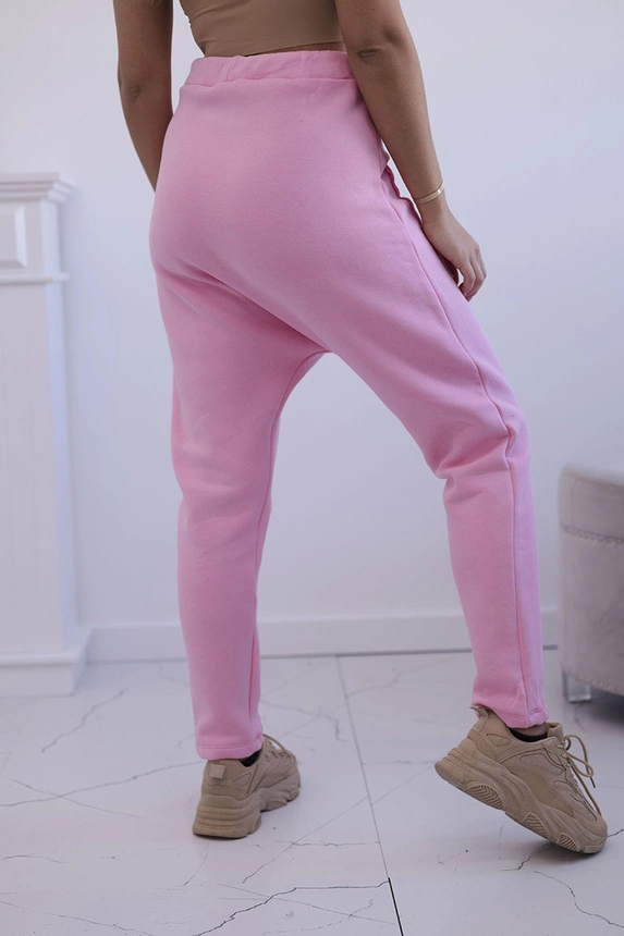 Súprava s nohavičkami Baggy svetlo ružová