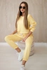 Set sweatshirt + pants buttery fabric yellow