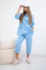 Punto set mikina + kalhoty modrý
