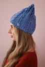 Rabbid K237 light denim fleece beanie
