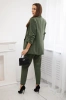 Elegantná súprava saka a nohavíc Khaki