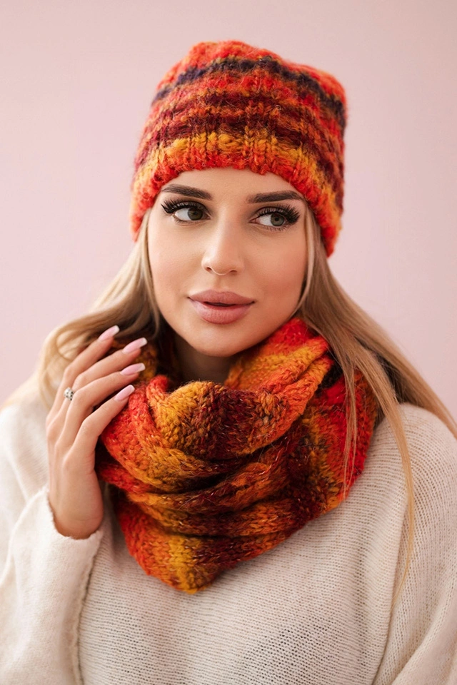 Damenset Zuzanna K257 rot+gelb