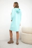 Hooded dress mint