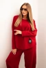 Komplet Punto Milano Winter bluza + spodnie bordový