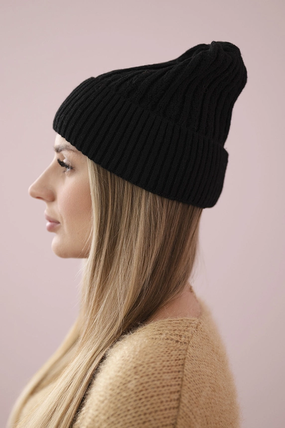 Dünne Kappe Grace K211 schwarz