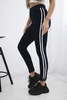 Pants with two stripes navy blue