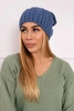 Cap with fleece Paulina K227 dark jeans