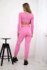 Set with a top blouse light pink
