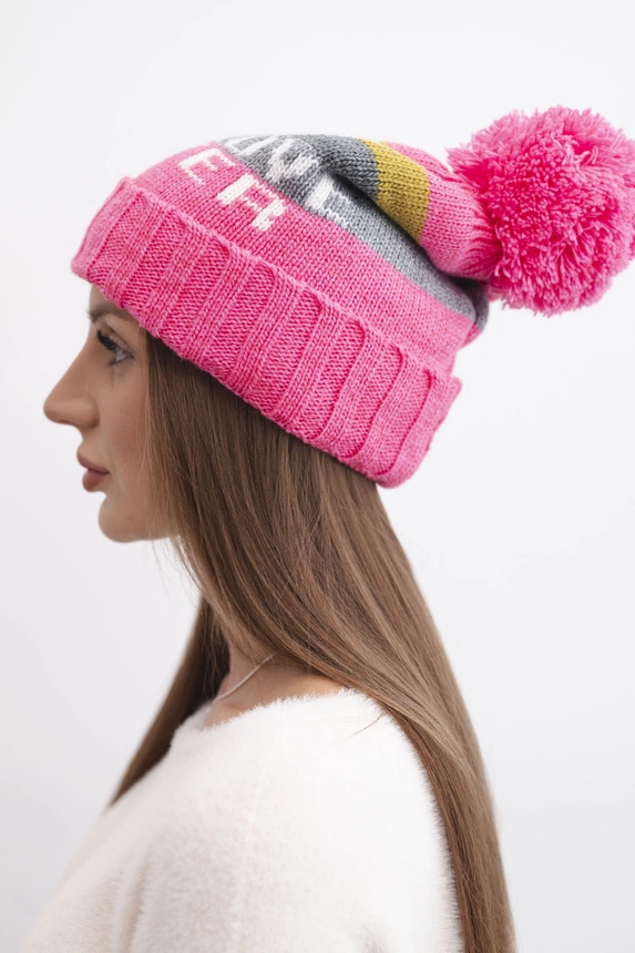 Čapica s fleece Marta K231 ecru