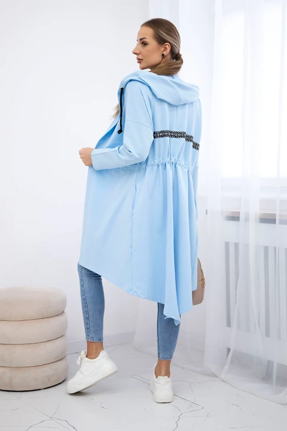 Coatee with longer back azure