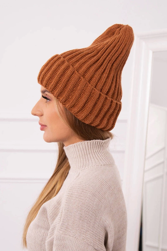 Cap with turn up Zyta K308 camel