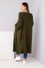 Sveter dlhý sveter khaki