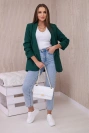 Flap Jacket elegant dunkelgrün
