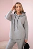 Set Punto Milano Winter hoodie + pants grey