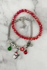 Christmas Bracelet SL433-78 Snowman Broom