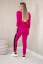 Set with panther motif fuchsia