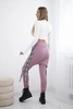 Pants/Suit with selfie lettering dark pink