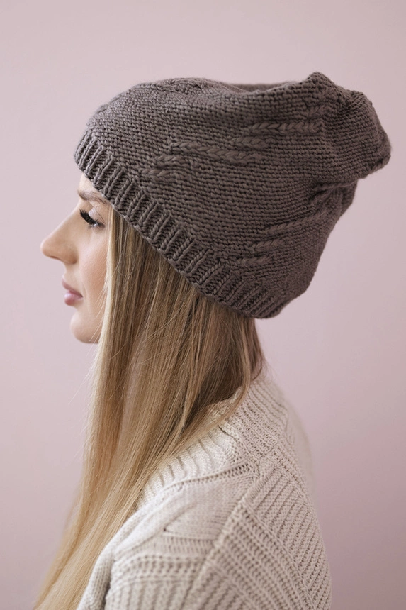 Women's cap Lorena K377 mocca