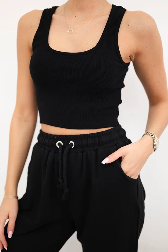 Set Oberteil+Hose schwarz