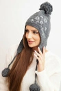 Dámská ušanka Emma K343 denim