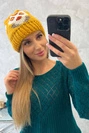 Dámská čepice Ofelia K349 mustard