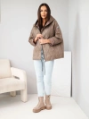 Women's quilted jacket with a hood fango