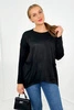 Sweater with front pockets black
