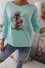 Bedruckte Bluse Original mint