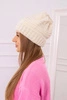 Women's cap Elora K336 ecru