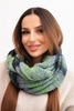 Damen Schal aus weichem, meliertem Wolle für den Winter KN20 grün