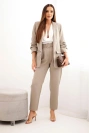 Elegant blazer and trousers set fango