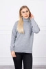 Sweater with a turtleneck gray