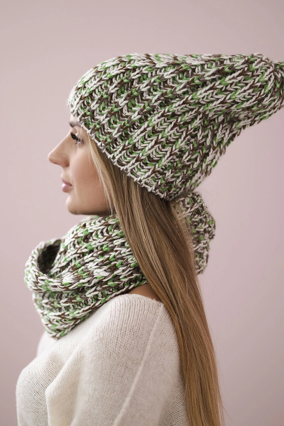 Dámská souprava Flawia K269 green+brown