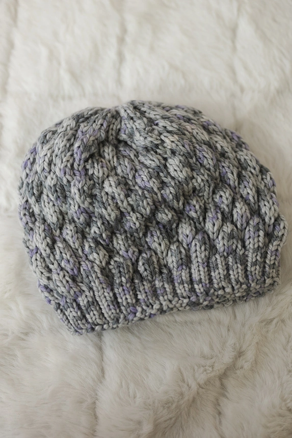 Cap K156 gray + purple