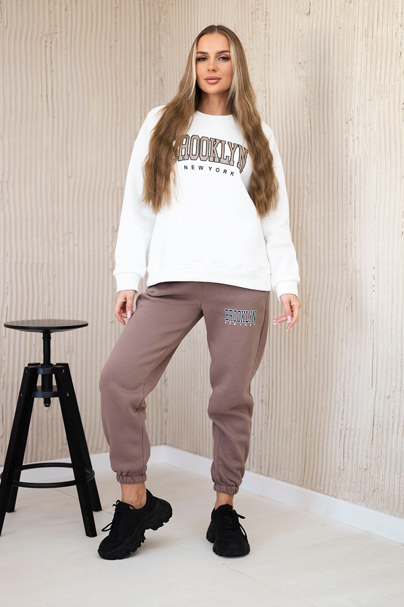 Komplet ocieplany Brooklyn mocca zdjęcie 2