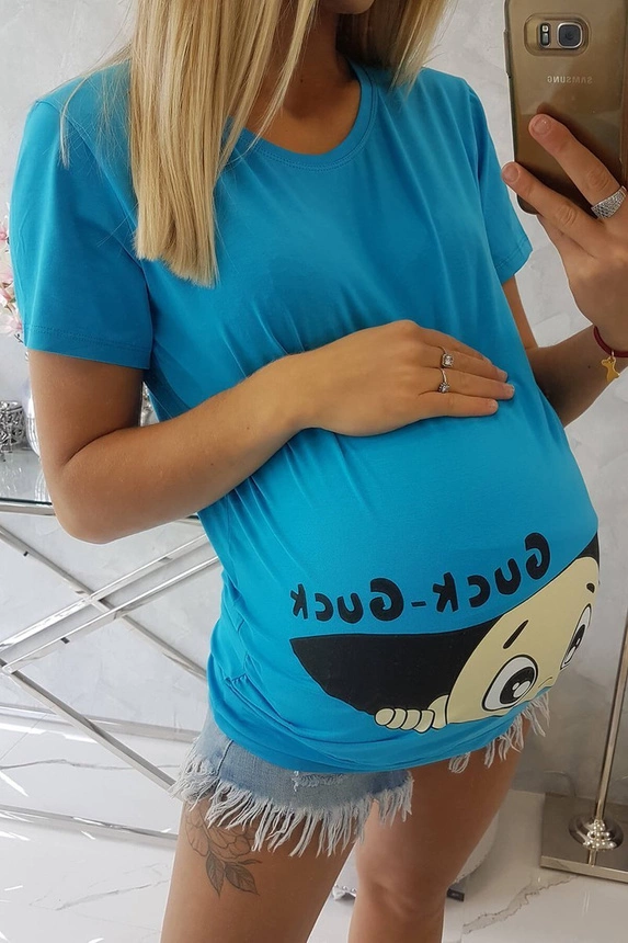 Materská blúzka Guck tyrkysový