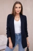 Marynarka z klapami elegancka marineblau
