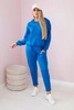 Isolierte Sweatshirt + Hose kornblumenblau