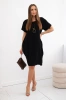 Dress with pockets and pendant black