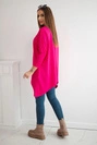 Oversize-Bluse fuchsia