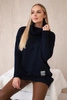 Turtleneck sweater navy